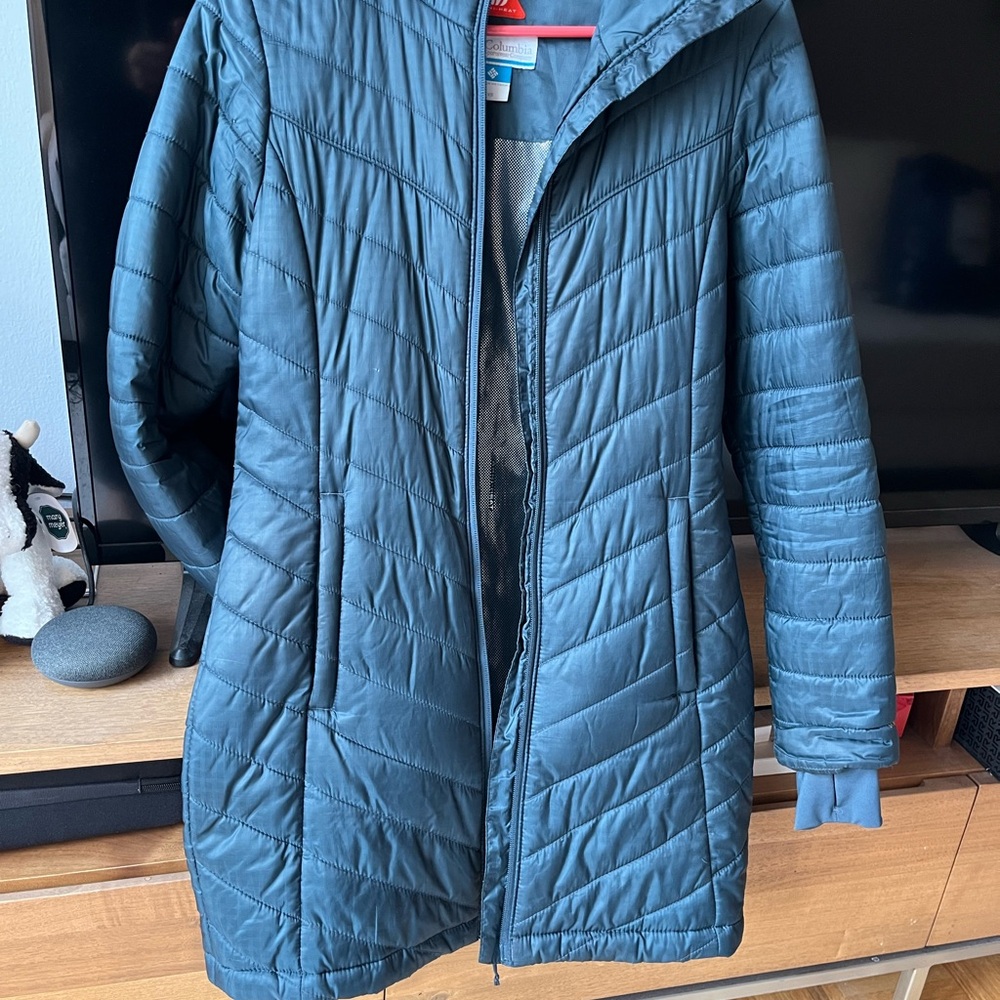 Columbia Women's Teal Omni Heat Puffer Jacket